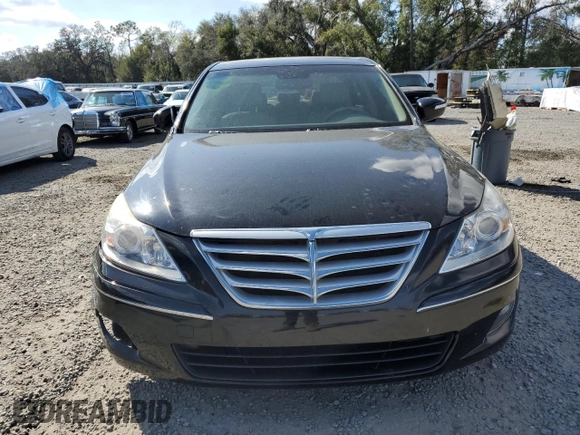 2009 Hyundai Genesis with VIN KMHGC46E09U061317, listed as a Copart auction lot 51683015 with 89,749 mi miles and Non Repairable. Bid and sale history available at DreamBid. Image 5.