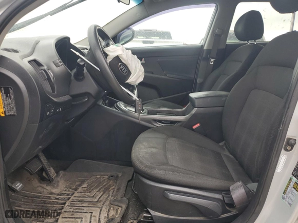2013 Kia Sportage LX with VIN KNDPB3A27D7401407, listed as a Copart auction lot 46669445 with 131,550 mi miles and Salvage Title. Bid and sale history available at carsss.com. Image 7.
