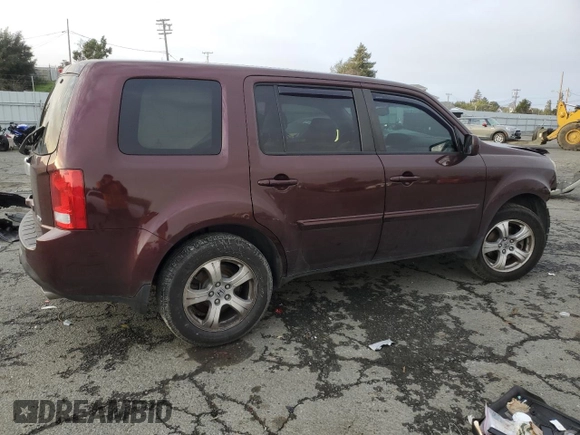 2012 Honda Pilot EX-L with VIN 5FNYF4H5XCB076999, listed as a Copart auction lot 86664354 with 238,922 mi miles and Salvage Title. Bid and sale history available at DreamBid. Image 3.