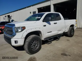 2018 Toyota Tundra 2WD SR with VIN 5TFRY5F12JX240124, listed as a Copart auction lot 46230385 with 103,119 mi miles and Salvage Title. Bid and sale history available at carsss.com. Image 1.