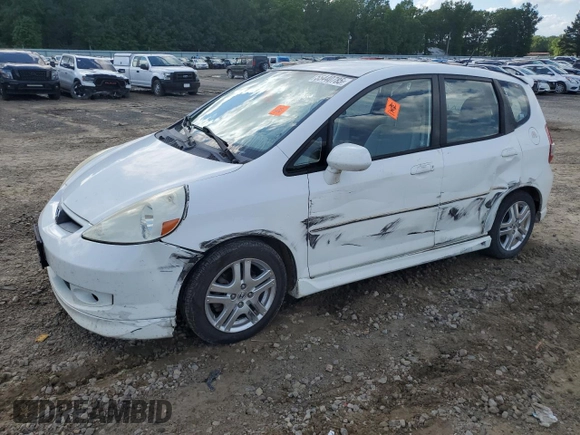 2007 Honda Fit Sport z VIN JHMGD37667S032169, wystawiony jako Copart lot #55440785 z przebiegiem 152 460 mil mil oraz Czysty tytuł • Clean title. Historia ofert i sprzedaży dostępna na DreamBid. Obrazek 1.