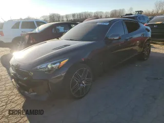 2022 Kia Stinger GT2 with VIN KNAE55LC0N6103561, listed as a Copart auction lot 83761214 with 53,931 mi miles and Salvage Title. Bid and sale history available at DreamBid. Image 1.