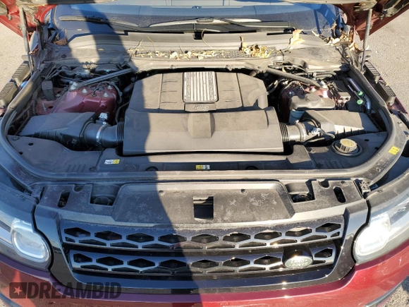 2016 Land Rover Range Rover Sport Dynamic with VIN SALWR2EFXGA103495, listed as a Copart auction lot 45791325 with 96,064 mi miles and Non Repairable. Bid and sale history available at DreamBid. Image 12.