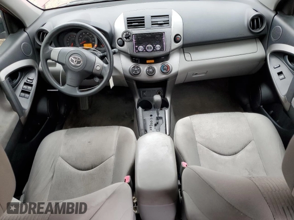 2010 Toyota RAV4 with VIN JTMZF4DV9A5026622, listed as a Copart auction lot 55025685 with 184,097 mi miles and Salvage title. Bid and sale history available at DreamBid. Image 8.