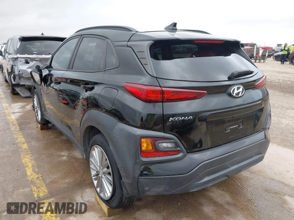 2019 Hyundai Kona SEL with VIN KM8K62AA7KU244505, listed as a IAAI auction lot 41656101 with 36,055 mi miles and . Bid and sale history available at carsss.com. Image 3.