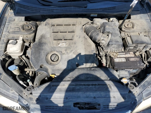 2009 Hyundai Azera GLS with VIN KMHFC46D39A350678, listed as a Copart auction lot 68892514 with 0 mi miles and Salvage Title. Bid and sale history available at carsss.com. Image 11.