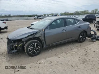 2024 Nissan Sentra SV z VIN 3N1AB8CV3RY309889, wystawiony jako Copart lot #52952115 z przebiegiem 17 774 mil mil oraz Szkoda całkowita • Salvage title. Historia ofert i sprzedaży dostępna na DreamBid. Obrazek 1.