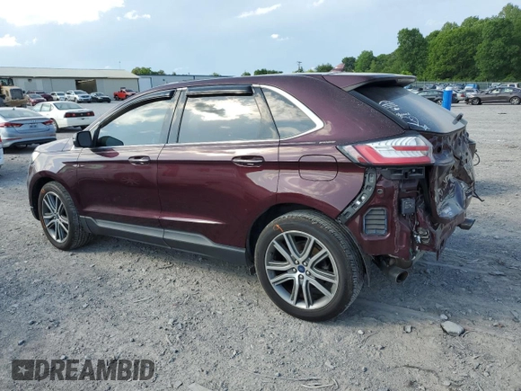 2020 Ford Edge Titanium z VIN 2FMPK4K92LBB03060, wystawiony jako Copart lot #56660685 z przebiegiem 66 342 mil mil oraz Szkoda całkowita • Salvage title. Historia ofert i sprzedaży dostępna na DreamBid. Obrazek 2.