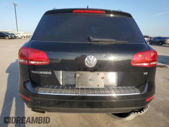 2012 Volkswagen Touareg Exec with VIN WVGEF9BP3CD008153, listed as a Copart auction lot 84255374 with Not Provided miles and Salvage Title. Bid and sale history available at DreamBid. Image 6.