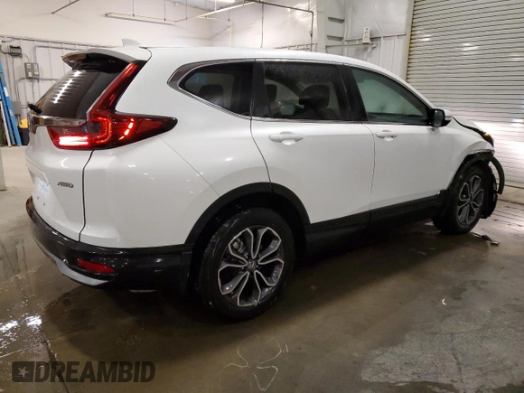 2022 Honda CR-V EX z VIN 7FARW2H56NE022759, wystawiony jako Copart lot #43009345 z przebiegiem 24 034 mil mil oraz Nie do naprawy • Non repairable. Historia ofert i sprzedaży dostępna na DreamBid. Obrazek 3.