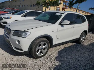 2011 BMW X3 28i with VIN 5UXWX5C52BL712942, listed as a Copart auction lot 52252135 with 170,229 mi miles and Clean Title. Bid and sale history available at carsss.com. Image 1.