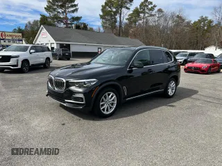 2019 BMW X5 xDrive40i with VIN 5UXCR6C57KLL62128, listed as a Copart auction lot 49959995 with 154,636 mi miles and Clean title. Bid and sale history available at DreamBid. Image 2.