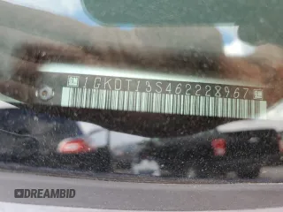 2006 GMC Envoy SLE with VIN 1GKDT13S462228967, listed as a Copart auction lot 73669484 with 233,349 mi miles and Salvage Title. Bid and sale history available at DreamBid. Image 15.