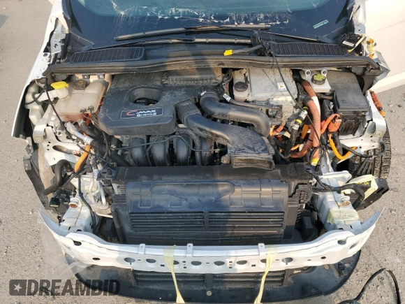 2017 Ford C-Max Energi Titanium with VIN 1FADP5FU3HL100162, listed as a Copart auction lot 62910724 with 68,736 mi miles and Salvage Title. Bid and sale history available at carsss.com. Image 11.