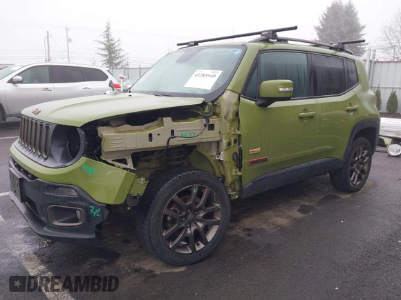 2016 Jeep Renegade Latitude with VIN ZACCJBBT6GPD56227, listed as a IAAI auction lot 41285549 with 107,906 mi miles and . Bid and sale history available at DreamBid. Image 2.