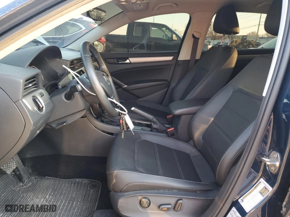2021 Volkswagen Passat 2.0T SE with VIN 1VWSA7A38MC017248, listed as a Copart auction lot 48702175 with 48,402 mi miles and Salvage Title. Bid and sale history available at carsss.com. Image 7.