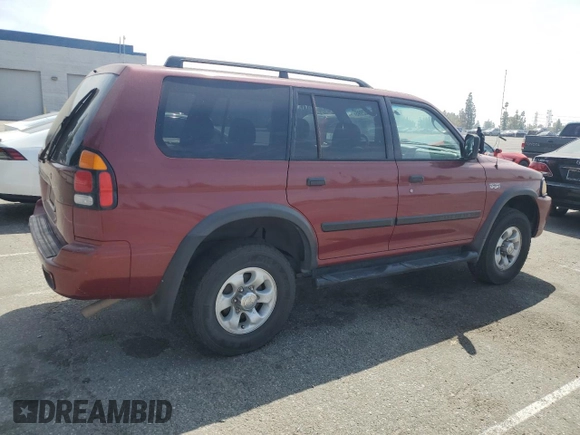 2002 Mitsubishi Montero Sport ES with VIN JA4LS21HX2J043968, listed as a Copart auction lot 53082995 with 230,925 mi miles and Clean Title. Bid and sale history available at carsss.com. Image 3.