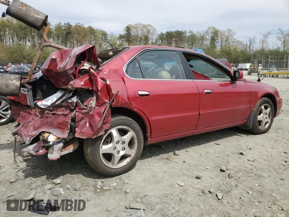 2003 Acura TL w/Navigation System with VIN 19UUA56793A004127, listed as a Copart auction lot 53034165 with 246,969 mi miles and Salvage Title. Bid and sale history available at carsss.com. Image 3.