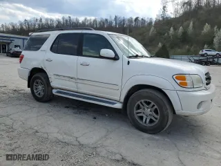 2004 Toyota Sequoia Limited with VIN 5TDBT48A64S208410, listed as a Copart auction lot 50750185 with 273,869 mi miles and Clean Title. Bid and sale history available at carsss.com. Image 4.