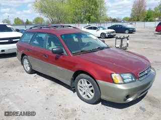 2003 Subaru Legacy Wagon Outback with VIN 4S3BH675737651773, listed as a IAAI auction lot 42095141 with 1 mi miles. Bid and sale history available at carsss.com. Image 1.