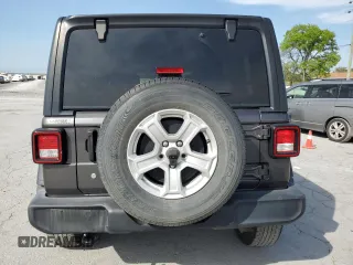 2018 Jeep Wrangler Unlimited Sport S z VIN 1C4HJXDG8JW133314, wystawiony jako Copart lot #53708965 z przebiegiem 120 102 mil mil oraz Szkoda całkowita • Salvage title. Historia ofert i sprzedaży dostępna na DreamBid. Obrazek 6.