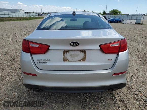 2015 Kia Optima LX with VIN 5XXGM4A72FG451685, listed as a Copart auction lot 57644515 with 182,561 mi miles and Salvage title. Bid and sale history available at DreamBid. Image 6.