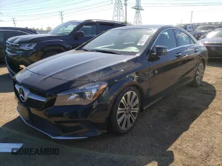 2018 Mercedes-Benz CLA 250 with VIN WDDSJ4GB7JN581916, listed as a Copart auction lot 48512373 with 46,222 mi miles and . Bid and sale history available at DreamBid. Image 1.