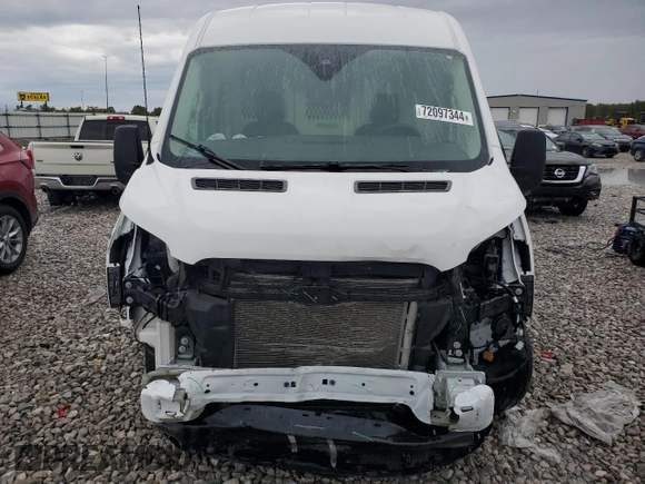 2023 Ford Transit Cargo with VIN 1FTBR1C86PKA11637, listed as a Copart auction lot 72097344 with 26,293 mi miles and Salvage Title. Bid and sale history available at DreamBid. Image 5.