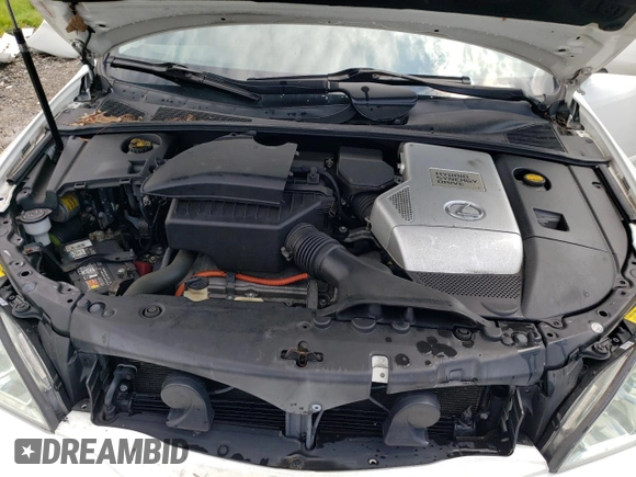 2006 Lexus RX 400h with VIN JTJHW31UX60023361, listed as a Copart auction lot 60489355 with 112,087 mi miles and Salvage title. Bid and sale history available at DreamBid. Image 12.