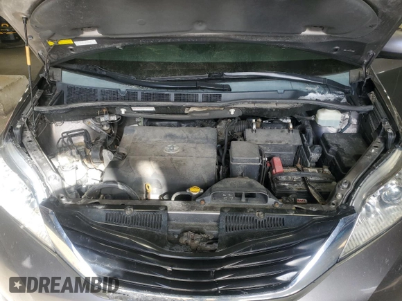 2013 Toyota Sienna LE with VIN 5TDJK3DCXDS059838, listed as a Copart auction lot 52107215 with 142,582 mi miles and Clean Title. Bid and sale history available at carsss.com. Image 12.