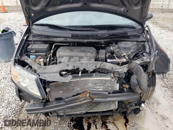 2014 Honda Odyssey EX-L with VIN 5FNRL5H67EB006410, listed as a Copart auction lot 47461745 with 133,774 mi miles and Salvage Title. Bid and sale history available at DreamBid. Image 12.