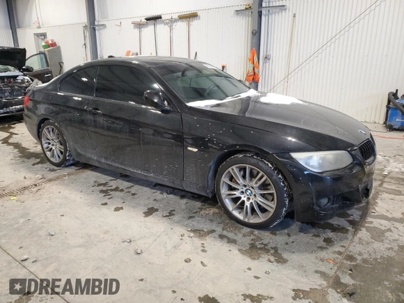 2011 BMW 3 Series 335i xDrive with VIN WBAKF9C55BE262280, listed as a Copart auction lot 45534915 with 98,207 mi miles and Salvage Title. Bid and sale history available at carsss.com. Image 4.