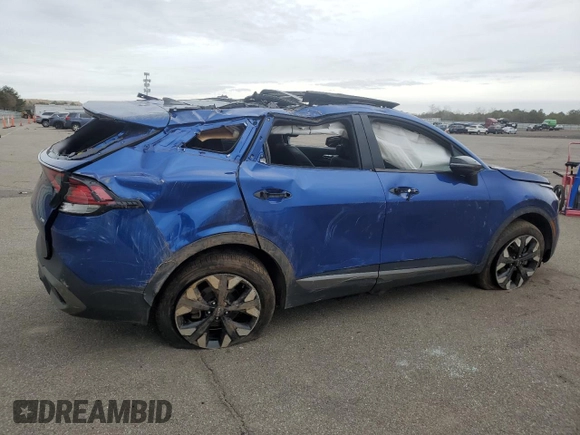 2023 Kia Sportage X-Line with VIN 5XYK6CAF4PG004732, listed as a Copart auction lot 47079635 with 31,841 mi miles and Salvage Title. Bid and sale history available at DreamBid. Image 3.