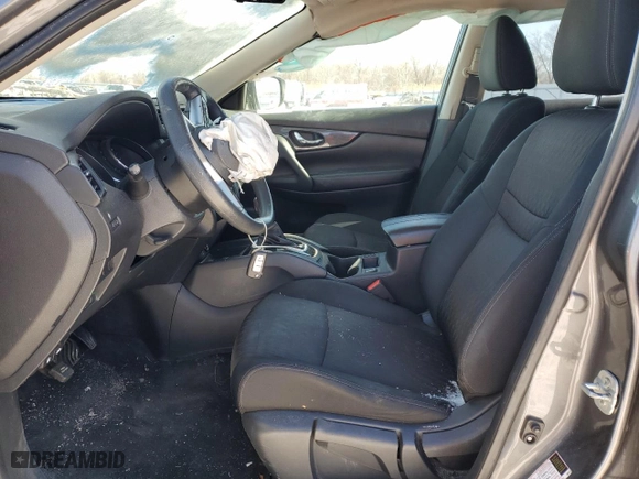 2017 Nissan Rogue S with VIN 5N1AT2MT9HC806906, listed as a Copart auction lot 45470385 with 122,040 mi miles and Salvage Title. Bid and sale history available at carsss.com. Image 7.