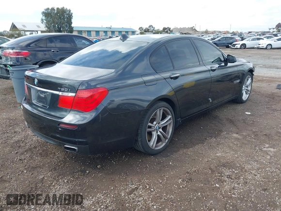 2011 BMW 7 Series 750i with VIN WBAKA8C50BCY36367, listed as a IAAI auction lot 41714313 with 109,707 mi miles. Bid and sale history available at carsss.com. Image 4.