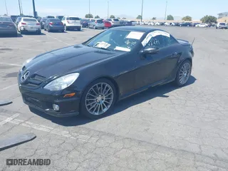 2011 Mercedes-Benz SLK-Class SLK 300 with VIN WDBWK5EA8BF241371, listed as a IAAI auction lot 42047271 with 100,206 mi miles. Bid and sale history available at carsss.com. Image 2.
