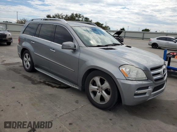 2012 Mercedes-Benz GL-Class GL 450 with VIN 4JGBF7BE2CA789948, listed as a Copart auction lot 67924834 with 0 mi miles and Clean Title. Bid and sale history available at carsss.com. Image 4.