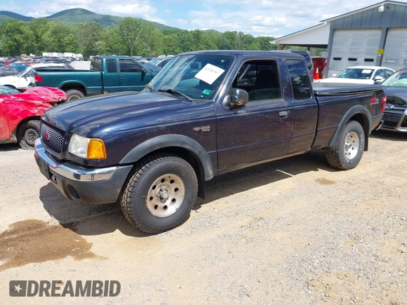 2002 Ford Ranger XL Fleet with VIN 1FTZR45E62PA46449, listed as a IAAI auction lot 42330797 with 134,411 mi miles and . Bid and sale history available at DreamBid. Image 2.