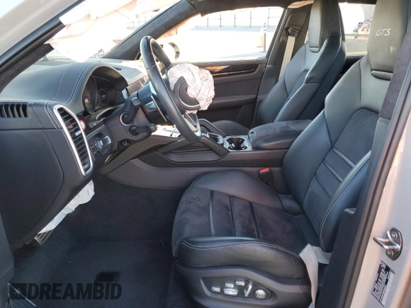 2021 Porsche Cayenne GTS with VIN WP1AG2AY3MDA34642, listed as a Copart auction lot 67523994 with 23,348 mi miles and Salvage title. Bid and sale history available at DreamBid. Image 7.