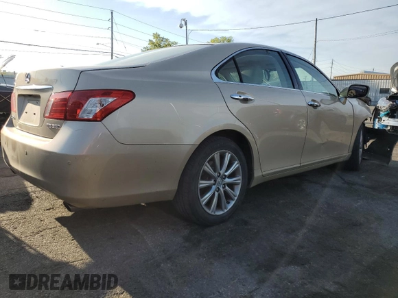 2007 Lexus ES 350 with VIN JTHBJ46G172105693, listed as a Copart auction lot 54107955 with 254,568 mi miles and Salvage Title. Bid and sale history available at carsss.com. Image 3.
