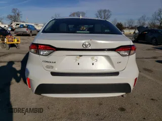 2022 Toyota Corolla LE with VIN 5YFEPMAE6NP386052, listed as a Copart auction lot 43145015 with 40,011 mi miles and Salvage Title. Bid and sale history available at carsss.com. Image 6.