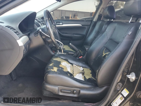 2005 Acura TSX with VIN JH4CL96995C020878, listed as a Copart auction lot 59736325 with 196,462 mi miles and Salvage title. Bid and sale history available at DreamBid. Image 7.