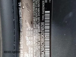 2016 BMW 4 Series 435i xDrive с VIN WBA3R5C58GK374536, выставлен на аукционе Copart как лот 44646825 с пробегом 72 199 миль миль и Списание • Salvage title. История ставок и продаж доступна на DreamBid. Изображение 12.