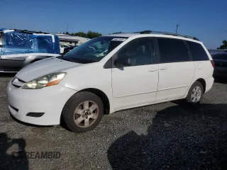 2006 Toyota Sienna CE with VIN 5TDZA23C86S465346, listed as a Copart auction lot 54627435 with 243,643 mi miles and Clean Title. Bid and sale history available at carsss.com. Image 1.