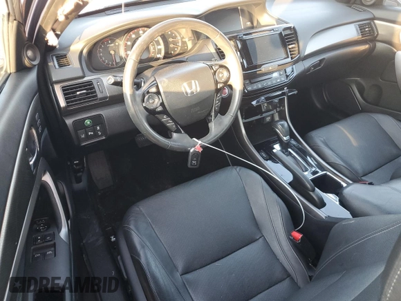 2016 Honda Accord Touring with VIN 1HGCT2B01GA006313, listed as a Copart auction lot 71765854 with 92,870 mi miles and Salvage Title. Bid and sale history available at DreamBid. Image 8.