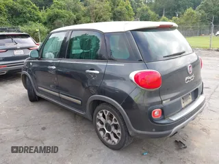 2014 FIAT 500L Trekking with VIN ZFBCFADH5EZ018176, listed as a IAAI auction lot 42680958 with 106,806 mi miles and . Bid and sale history available at DreamBid. Image 3.