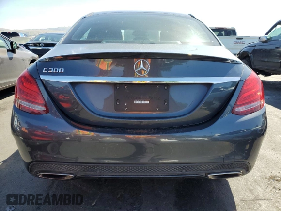 2015 Mercedes-Benz C 300 z VIN 55SWF4JB3FU066356, wystawiony jako Copart lot #56933205 z przebiegiem 93 917 mil mil oraz Szkoda całkowita • Salvage title. Historia ofert i sprzedaży dostępna na DreamBid. Obrazek 6.