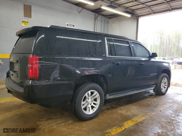 2015 Chevrolet Suburban LS with VIN 1GNSCHKC6FR746843, listed as a Copart auction lot 51783615 with 171,537 mi miles and Clean Title. Bid and sale history available at carsss.com. Image 3.