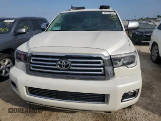 2020 Toyota Sequoia Platinum with VIN 5TDDY5G12LS174921, listed as a Copart auction lot 74451244 with 36,776 mi miles and Salvage Title. Bid and sale history available at carsss.com. Image 5.