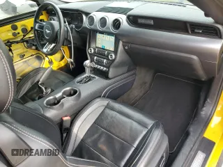 2018 Ford Mustang EcoBoost Premium with VIN 1FATP8UH2J5155828, listed as a Copart auction lot 48230705 with 63,592 mi miles and Salvage Title. Bid and sale history available at carsss.com. Image 8.